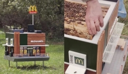 McDonald's Unveils McHive, the world's smallest restaurant for bees
