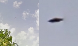 Google maps has captured a 'UFO' seemingly floating mid-air