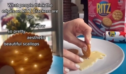 What the ridges on Ritz crackers are actually for