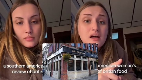 American women sparks debate after claiming all British food is ‘terrible’