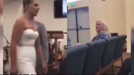 Mother-in-law 'ruins' wedding by shouting at bride during ceremony