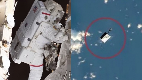 People can see Nasa astronauts' missing tool bag floating in space, now orbiting the Earth