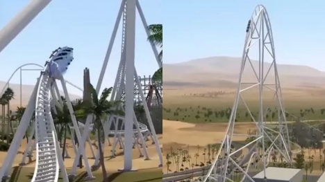 World's tallest and fastest roller coaster sends riders reaching speeds of up to 150 mph