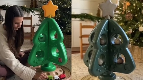 Mom sparks debate after spraying paint on daughter's Christmas toys with beige