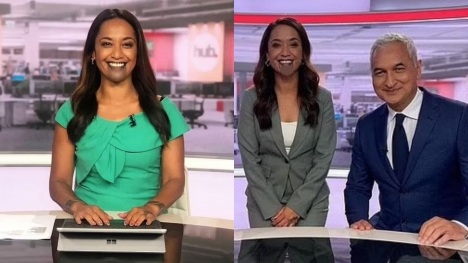 Woman became the first newsreader for primetime news with traditional chin tattoo