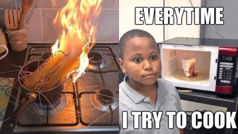 12+ awful cooking memes showing that not everyone can become a Master Chef