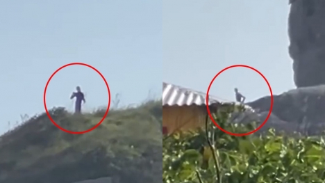 Hiker stunned after spotting 10-foot-tall 'strange creatures' on a Hilltop in Brazil