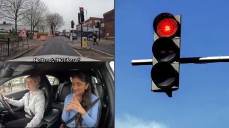 Teen driver left people stunned after being asked not to stop at the red light