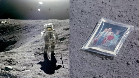 Astronaut left his family photo for 50 years on the Moon with message for whoever finds it