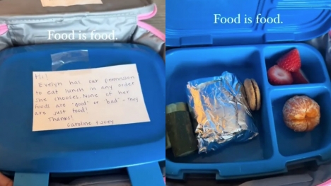 Mom left furious message in daughter’s lunch box for teacher after she complained about kid's lunch