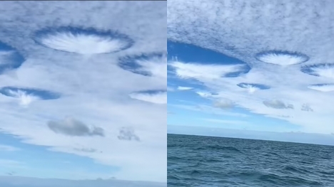 NASA discovers mysterious holes in Florida's clouds that can be seen from space regarding UFO reports