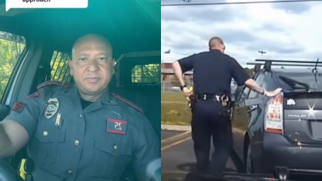 People are just learning why cops touch the back of cars they’re pulling over