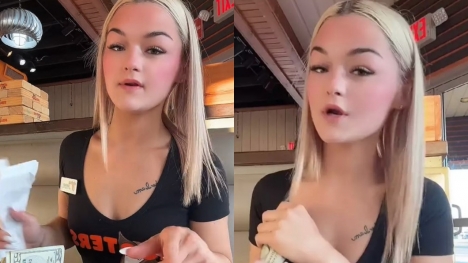 Waitress leaves people in awe as she reveals how much she made from tips in one shift