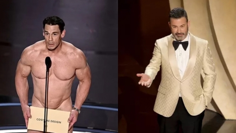 Jimmy Kimmel reveals why John Cena almost wasn't naked at the Oscars stage