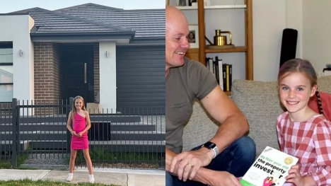 Little girl becomes the world's youngest homeowner after buying her first property by herself