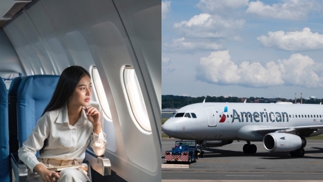American airline passenger gets furious after being put in window seat that has no window