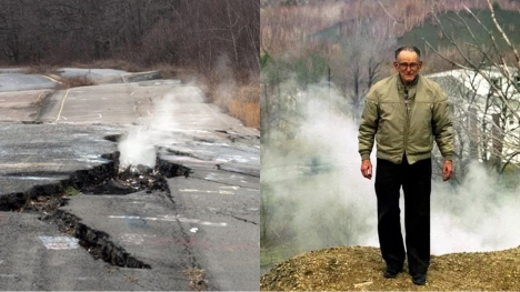 Bizarre US town has been mysteriously burning for over six decades