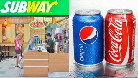 Subway fast-food chain faces backlash as the first chain to switch from Coke to Pepsi product