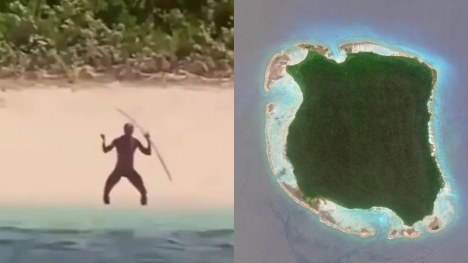 Isolated tribe on remote island assaults anyone who approaches them
