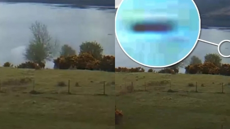 Man captures mysterious 18ft shape while searching for Loch Ness Monster