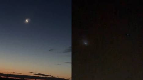 Mysterious spiral UFO sightings leave local residents baffled