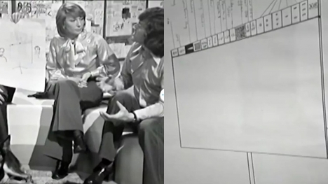 'Time traveler' predicted flat-screen smart TV 50 years ago on Blue Peter
