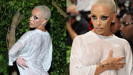 Fans demand Doja Cat's removal from Met Gala due to her controversial wet T-shirt