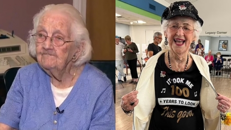100-year-old woman reveals secrets to staying healthy while working six days a week