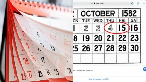 People are baffled after discovering 10 days of October 1582 literally didn't exist on their phone 