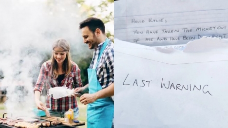 Fuming vegan writes letter of complaint to neighbor regarding barbecue
