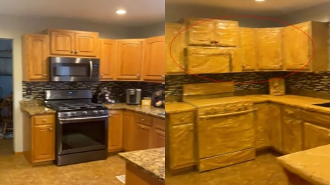 Son's TikTok prank goes viral after covering parents' kitchen in peanut butter