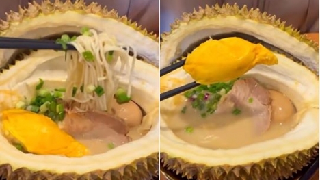 This durian ramen Japanese restaurant is incredibly interesting! Are you brave enough to try it?