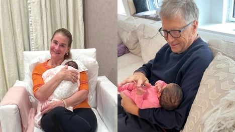 Billionaire Bill Gates excitedly posts photo with grandchildren 