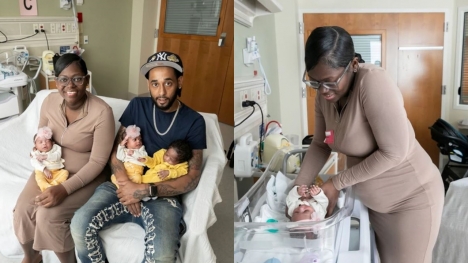 Woman was shocked to give birth to triplets after twins 