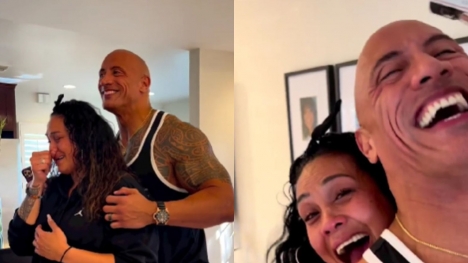 The Rock gave his cousin a brand new home, so hard times are no longer in her future