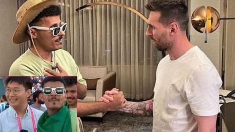 World Cup 2022's most famous fan taunts Messi, meets him in real life