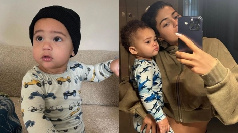 Kylie Jenner publicly unveils her 11-month-old son's face and reveals regret over naming him 'Wolf