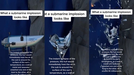 Terrifying VIDEO: TikTok video depicts 'catastrophic implosion' of the Titanic submarine