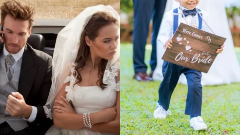 Bride threatens to kick groom’s 6-year-old nephew out of wedding reception after he wore white