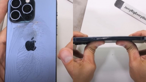 iPhone 15 Pro Max fails the bend test after the user breaks it with bare hands
