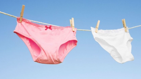 Woman's mind blown after learning the purpose of the little bow on women's underwear