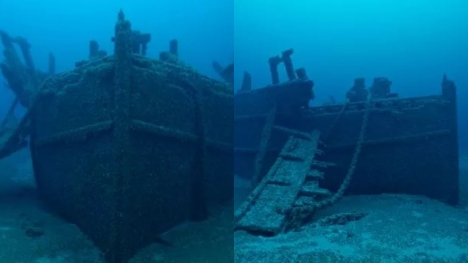 Missing ship, sunk in storm nearly 130 years ago found untouched at bottom of lake