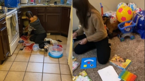 Woman asked friends to clean her house instead of throwing a baby shower