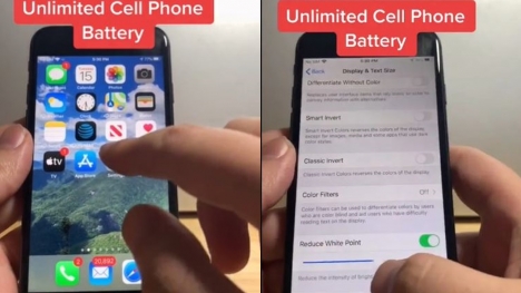 Hack iPhone trick that gives you 'unlimited' battery life