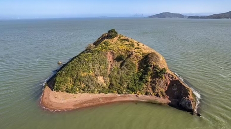 San Francisco's only private island hits on the market for $25million - without running water, power, or wi-fi