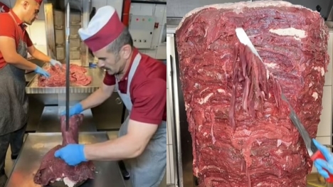 People salivate after discovering what doner kebabs are actually made of
