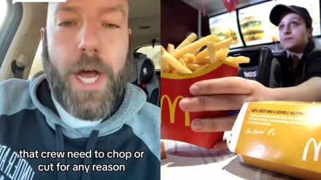 Former McDonald's chef reveals why you never see KNIVES in the chain's kitchens