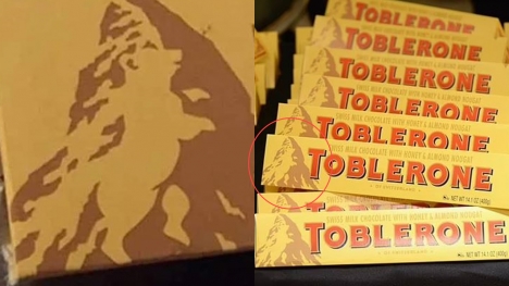 Thousands stunned after child's discovery on Toblerone bars