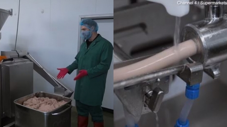 Viewers left sickened after learning how vegetarian sausages is actually made