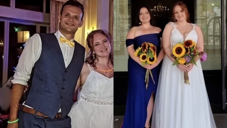 Woman allowed husband to sleep with bridesmaid in the bedroom at a wedding, claiming it was more 'fun'